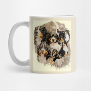 Bernese Mountain Dog Medley Mug